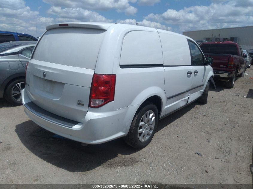 2014 RAM CARGO VAN TRADESMAN 2C4RRGAG1ER401863