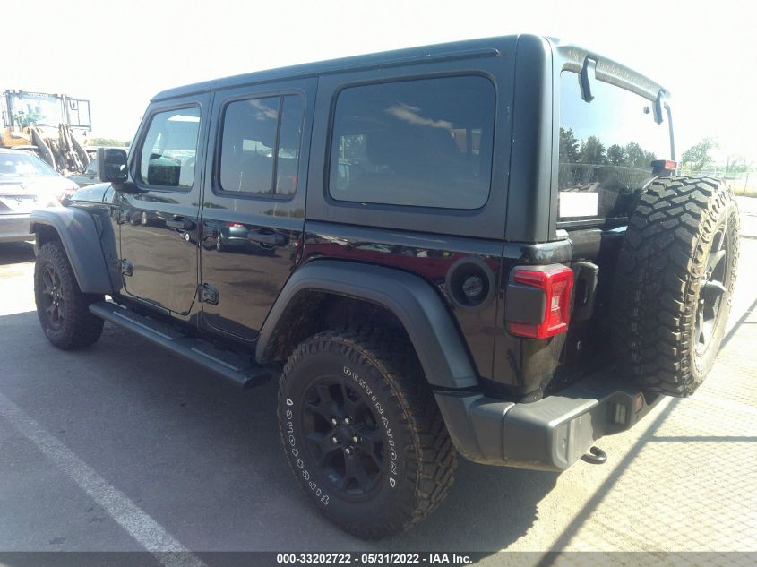 2020 JEEP WRANGLER UNLIMITED WILLYS 1C4HJXDG8LW197663