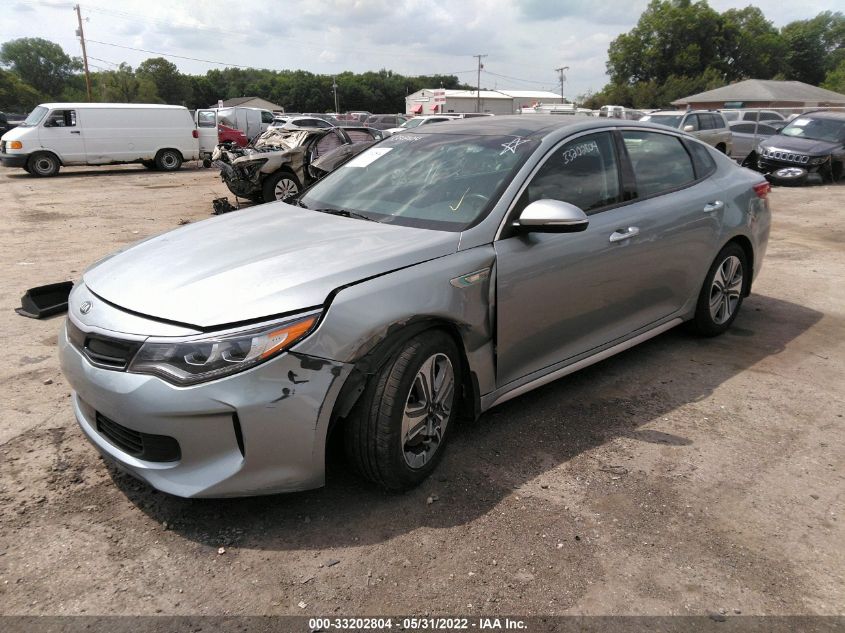 2017 KIA OPTIMA HYBRID EX KNAGU4LE6H5010769