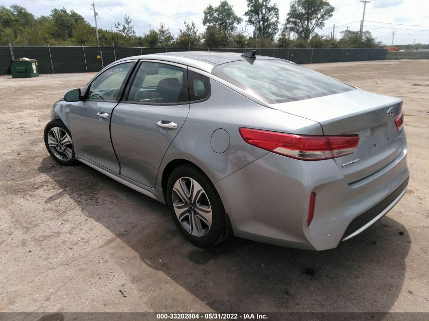 2017 KIA OPTIMA HYBRID EX KNAGU4LE6H5010769