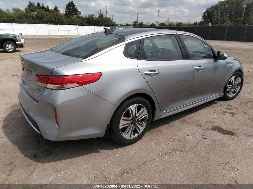 2017 KIA OPTIMA HYBRID EX KNAGU4LE6H5010769