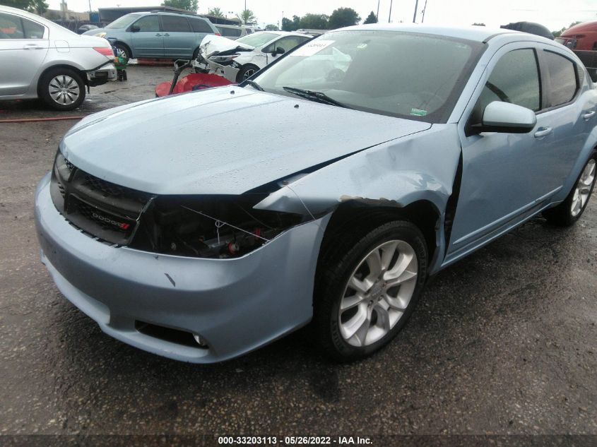 2013 DODGE AVENGER R/T 1C3CDZBG3DN591079