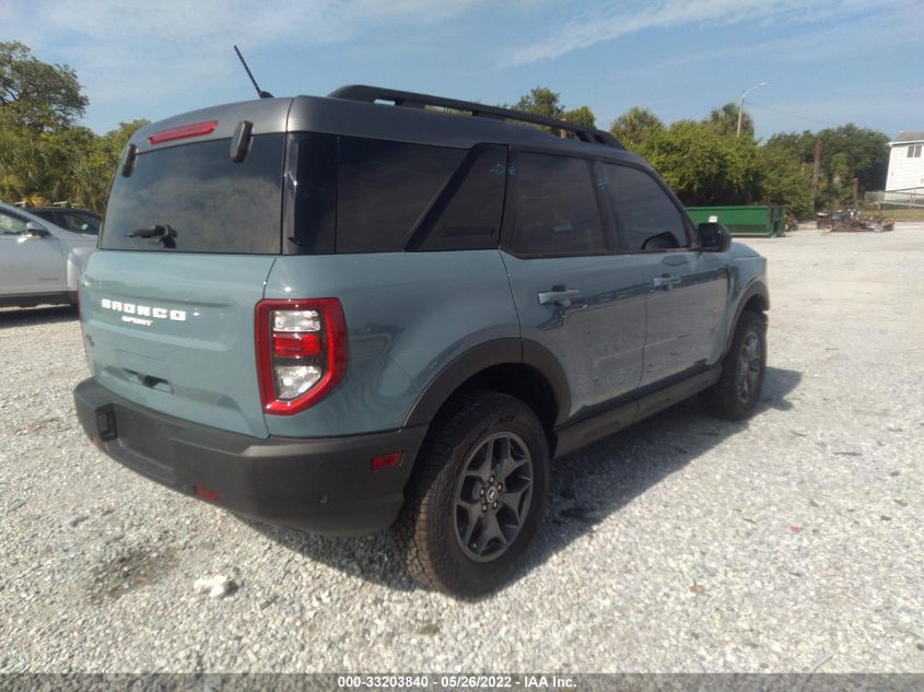 2021 FORD BRONCO SPORT BADLANDS 3FMCR9D99MRA87057