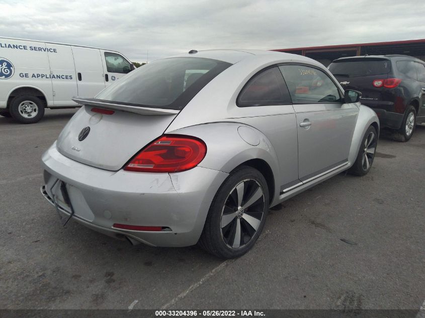 2013 VOLKSWAGEN BEETLE COUPE 2.0T TURBO 3VW4A7AT8DM654986