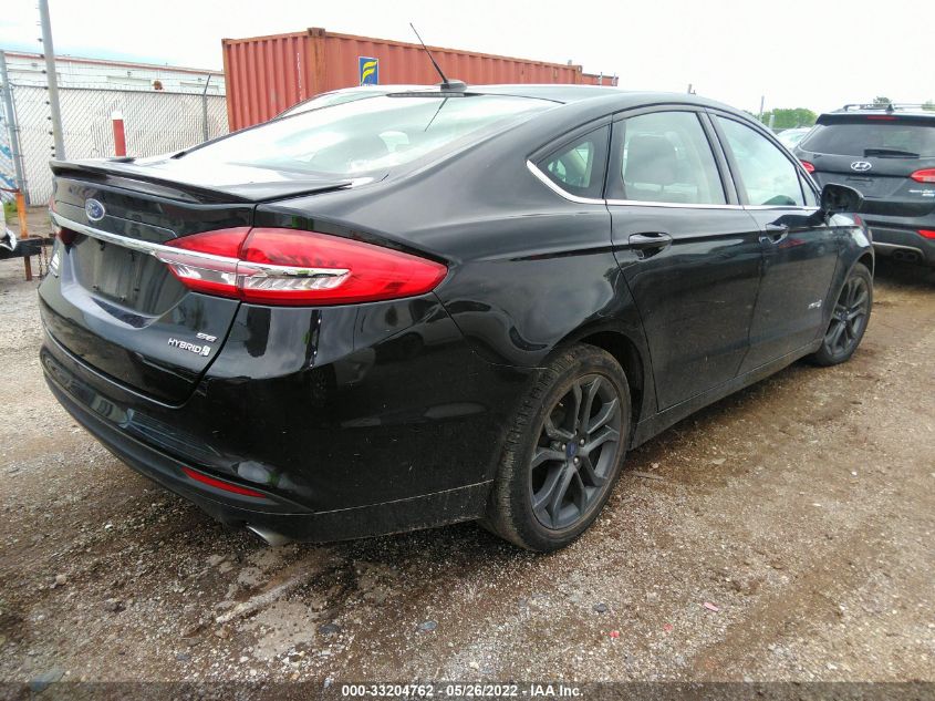 2018 FORD FUSION HYBRID SE 3FA6P0LU2JR162028