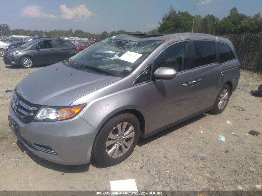 2016 HONDA ODYSSEY EX-L 5FNRL5H66GB167723