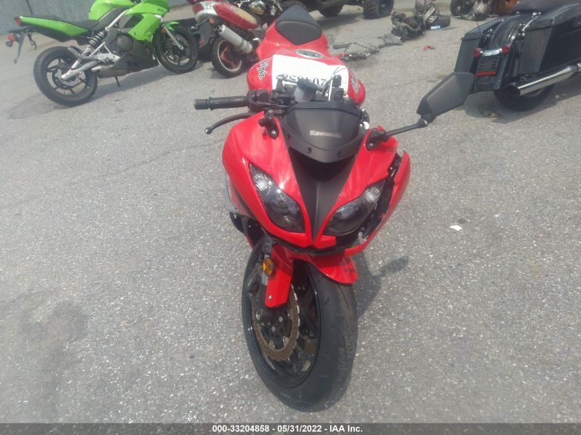 2012 KAWASAKI ZX600 R JKAZX4R18CA034816