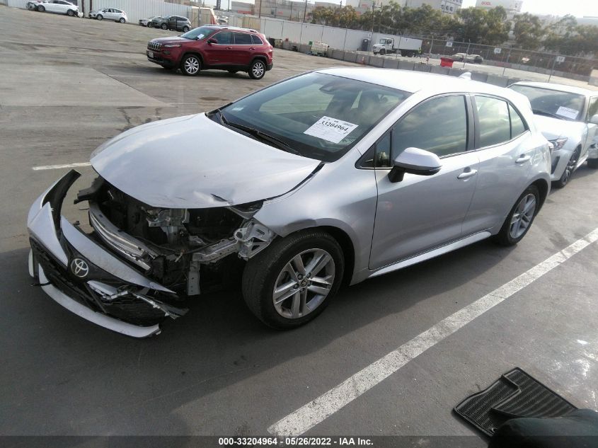2019 TOYOTA COROLLA HATCHBACK SE/XSE JTNK4RBE5K3040744