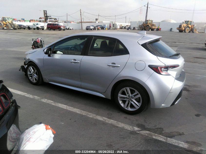 2019 TOYOTA COROLLA HATCHBACK SE/XSE JTNK4RBE5K3040744