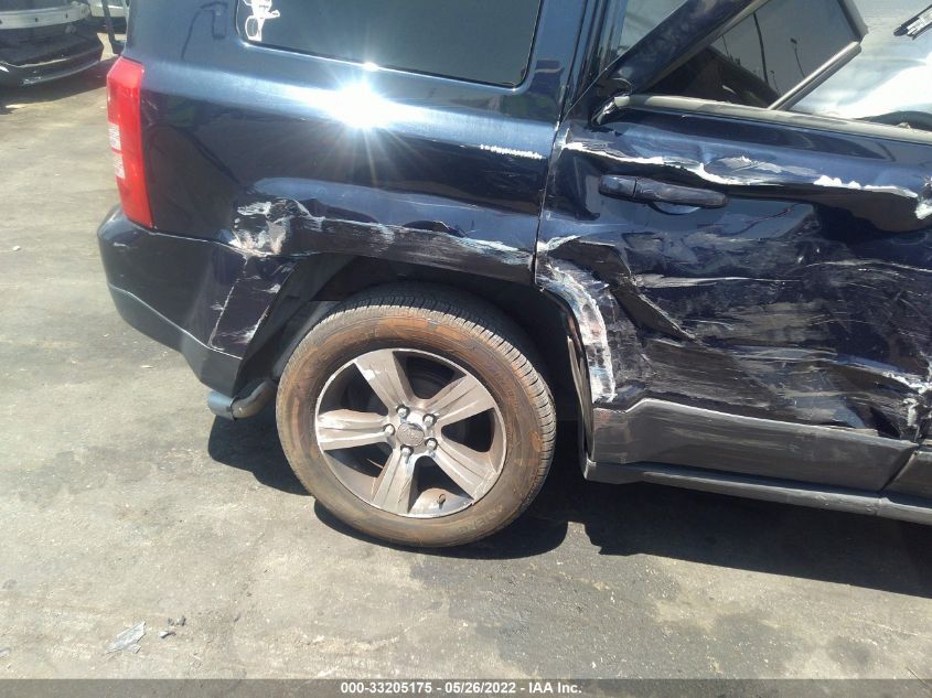 2016 JEEP PATRIOT LATITUDE 1C4NJPFA4GD561381