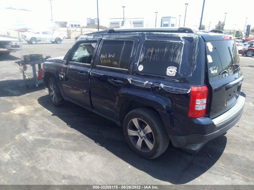 2016 JEEP PATRIOT LATITUDE 1C4NJPFA4GD561381