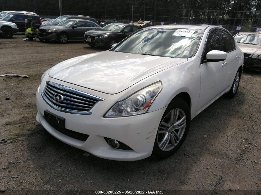 2013 INFINITI G37 SEDAN X JN1CV6AR8DM756143