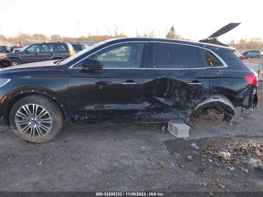 2016 LINCOLN MKX RESERVE 2LMTJ6LR5GBL83336
