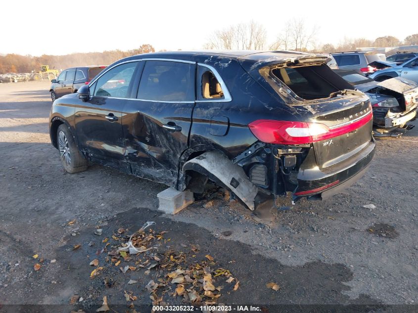 2016 LINCOLN MKX RESERVE 2LMTJ6LR5GBL83336