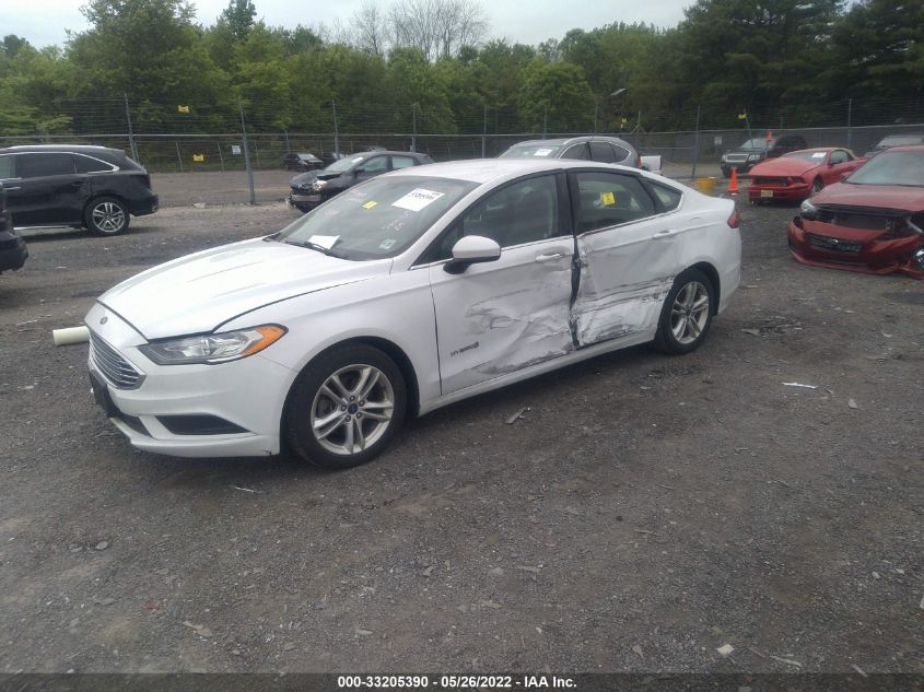 2018 FORD FUSION HYBRID SE 3FA6P0LU0JR235512