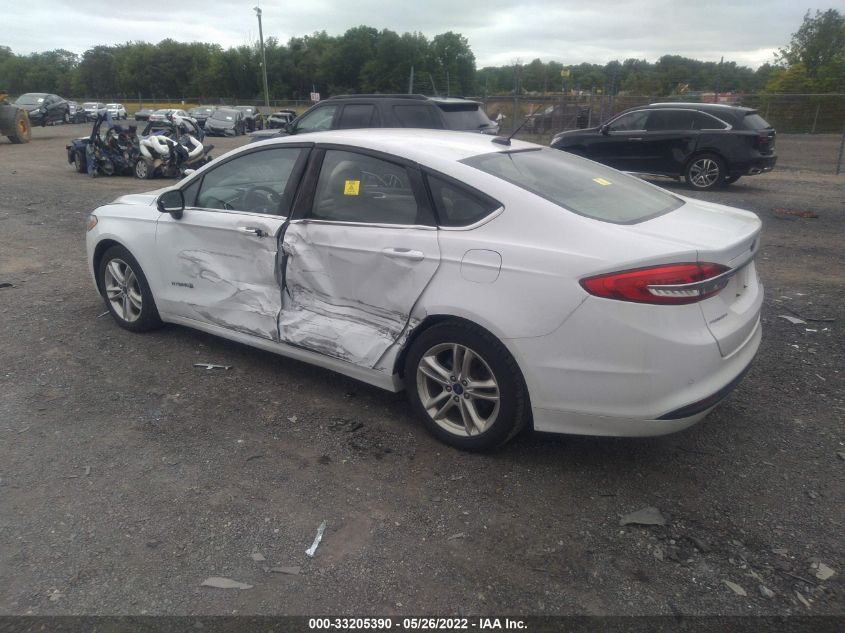 2018 FORD FUSION HYBRID SE 3FA6P0LU0JR235512