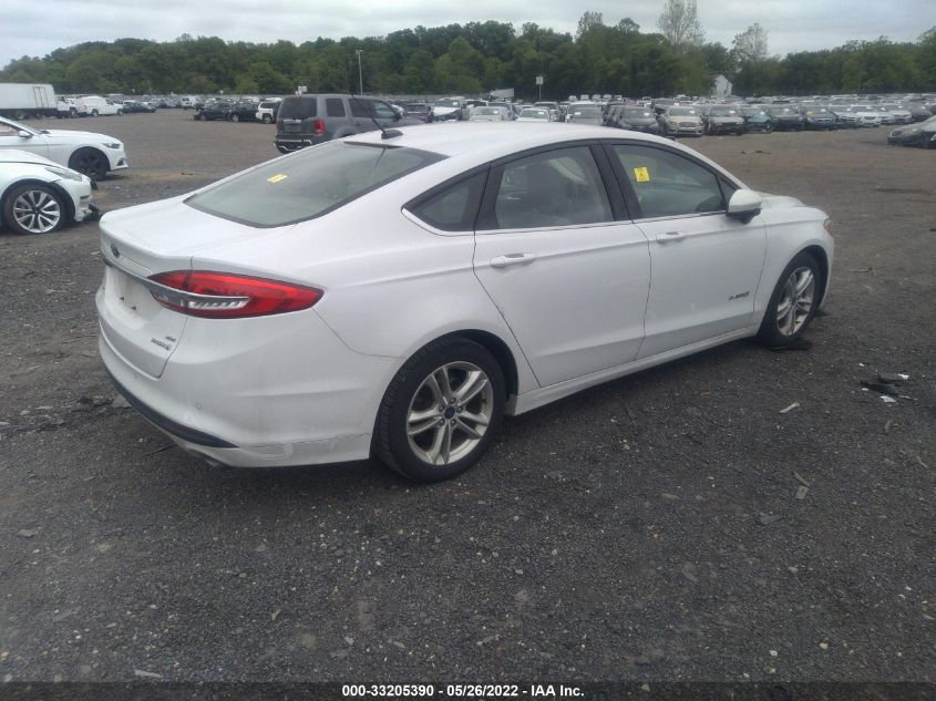 2018 FORD FUSION HYBRID SE 3FA6P0LU0JR235512