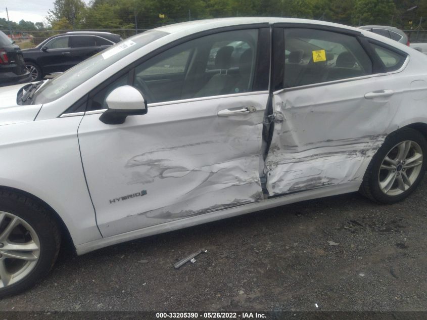 2018 FORD FUSION HYBRID SE 3FA6P0LU0JR235512