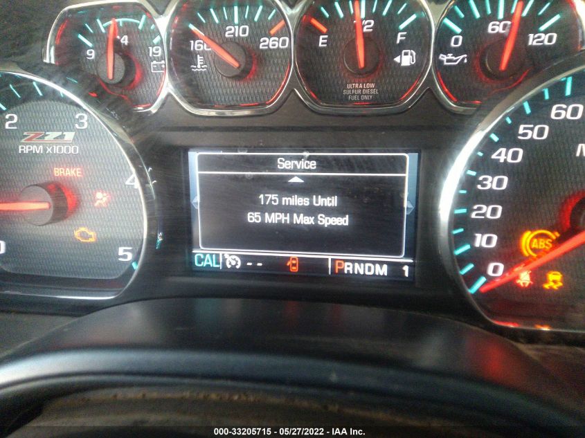2016 CHEVROLET SILVERADO 2500HD LTZ 1GC1KWE88GF170985