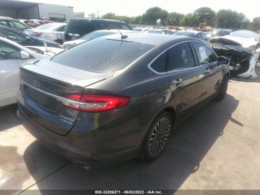 2018 FORD FUSION HYBRID TITANIUM/PLATINUM HEV 3FA6P0RU2JR286727