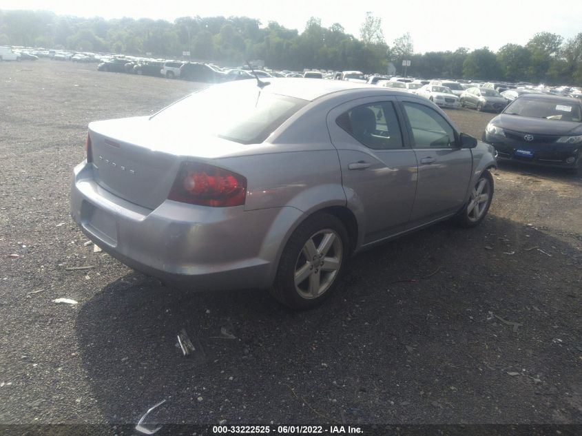 2013 DODGE AVENGER SE 1C3CDZAB4DN625035