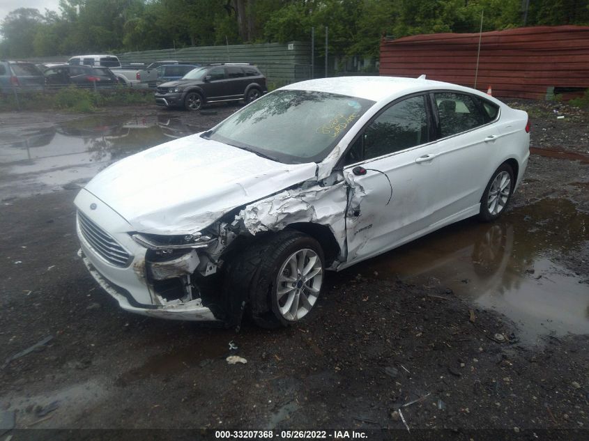 2019 FORD FUSION HYBRID SE 3FA6P0LU1KR208627
