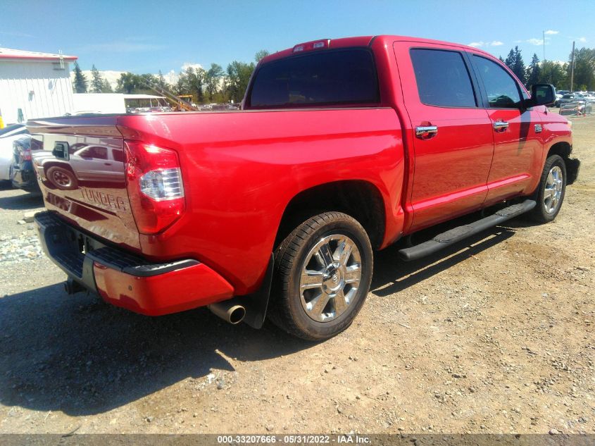 2014 TOYOTA TUNDRA 4WD TRUCK PLATINUM/1794 5TFAW5F15EX364526