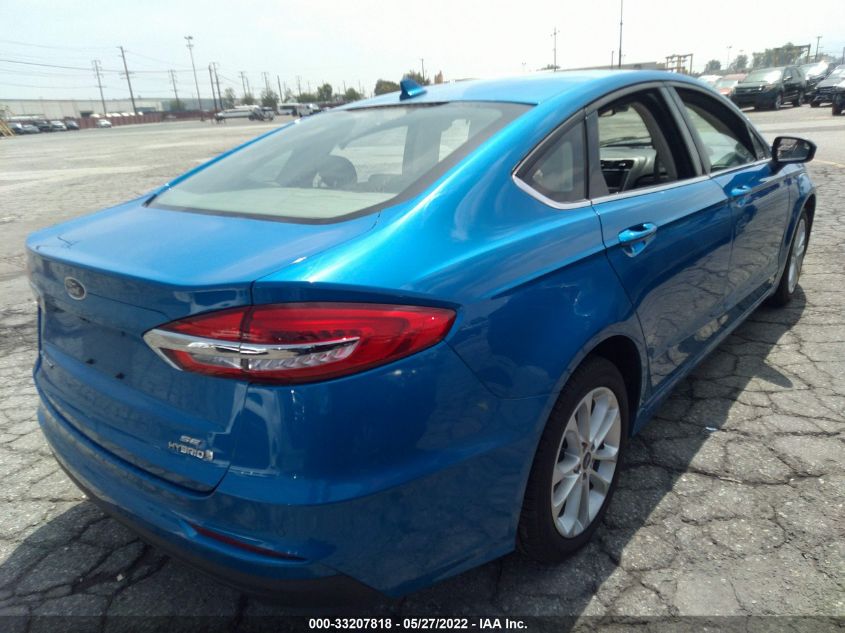 2019 FORD FUSION HYBRID SE 3FA6P0LU6KR241056