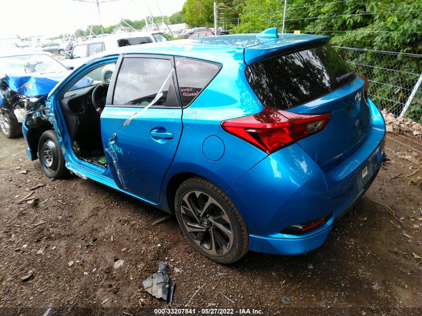 2017 TOYOTA COROLLA IM JTNKARJE3HJ527343