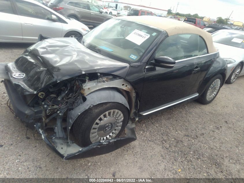 2016 VOLKSWAGEN BEETLE CONVERTIBLE 1.8T SE 3VW507AT3GM802800