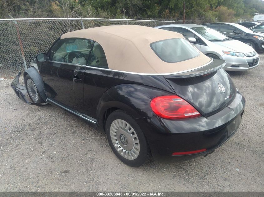 2016 VOLKSWAGEN BEETLE CONVERTIBLE 1.8T SE 3VW507AT3GM802800