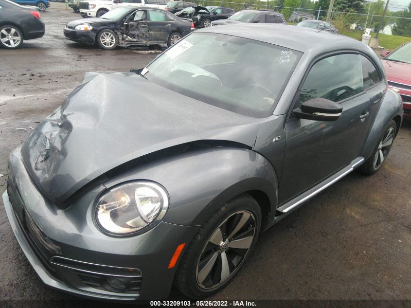 2014 VOLKSWAGEN BEETLE COUPE 2.0T TURBO R-LINE 3VWVT7AT7EM658558