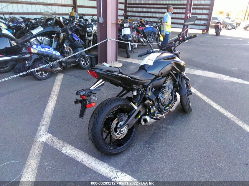 2021 YAMAHA MT07 JYARM32E1MA002275