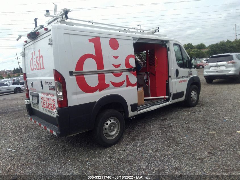 2019 RAM PROMASTER CARGO VAN 3C6TRVAG5KE511863