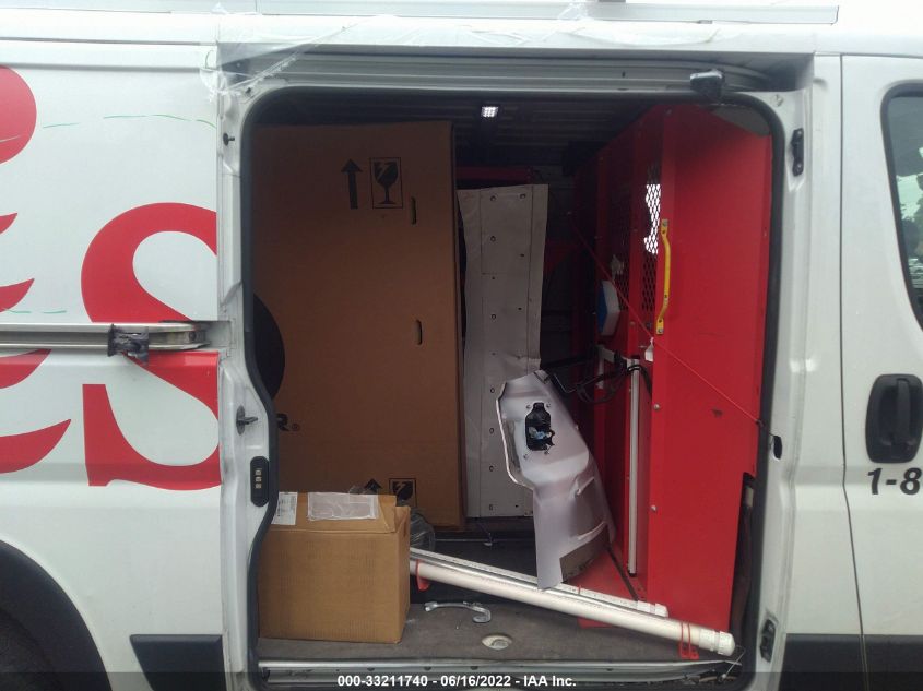 2019 RAM PROMASTER CARGO VAN 3C6TRVAG5KE511863