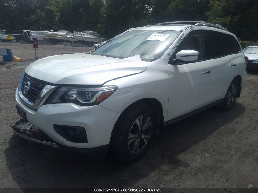 2017 NISSAN PATHFINDER SL 5N1DR2MM2HC654634