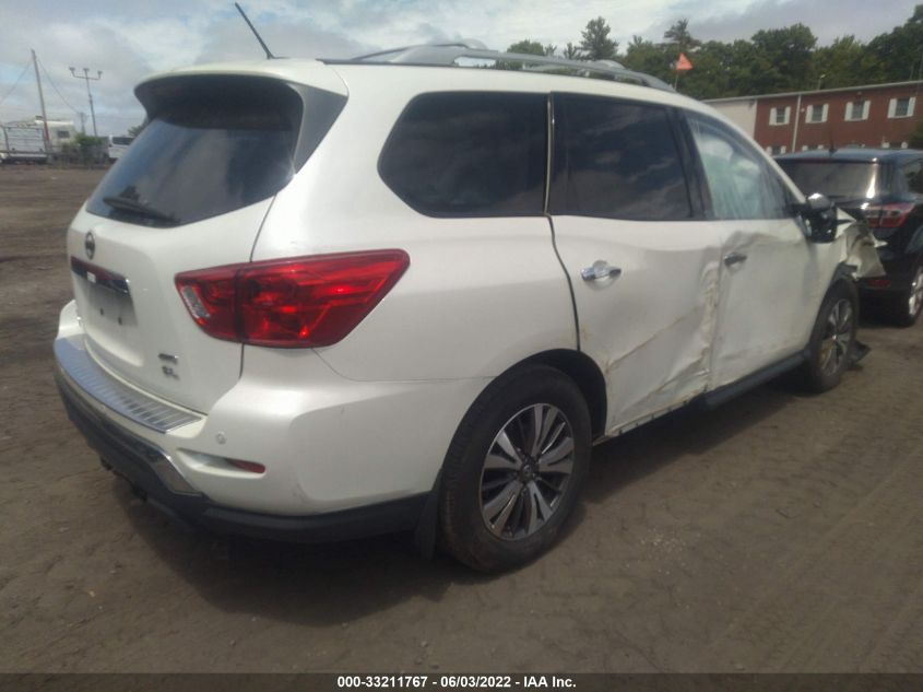 2017 NISSAN PATHFINDER SL 5N1DR2MM2HC654634