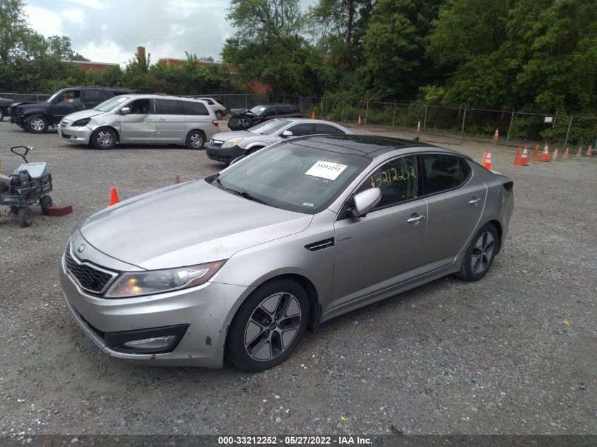 2013 KIA OPTIMA HYBRID EX KNAGM4AD3D5054118