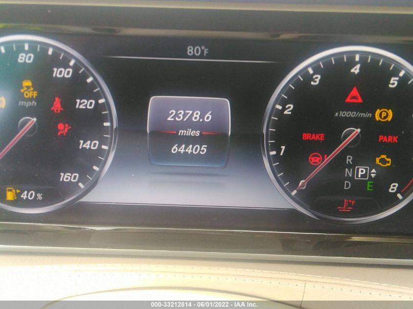 2015 MERCEDES-BENZ S-CLASS S 550 WDDUG8FB7FA199528