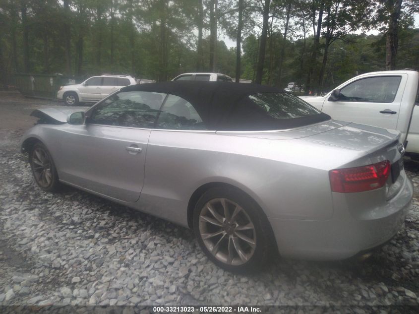 2013 AUDI A5 PREMIUM PLUS WAULFAFHXDN010362
