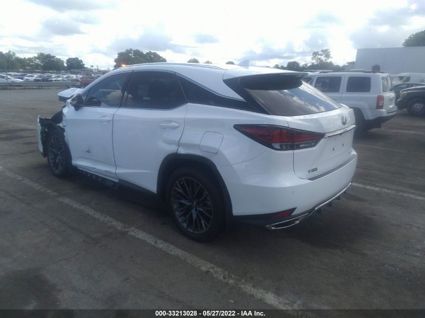 2021 LEXUS RX RX 350 F SPORT HANDLING 2T2YZMDA5MC281092