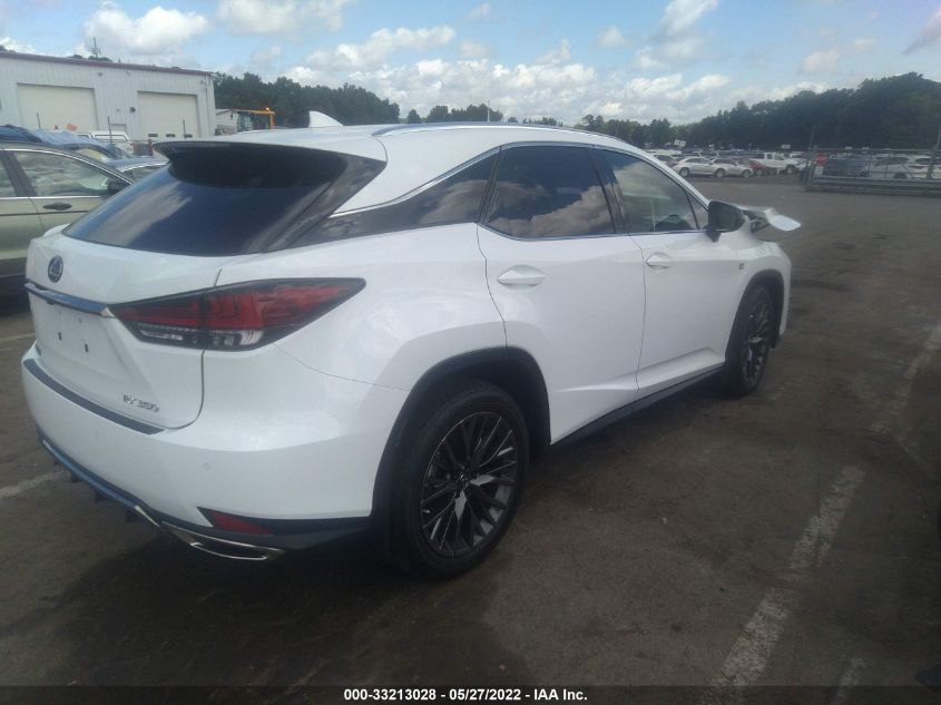 2021 LEXUS RX RX 350 F SPORT HANDLING 2T2YZMDA5MC281092