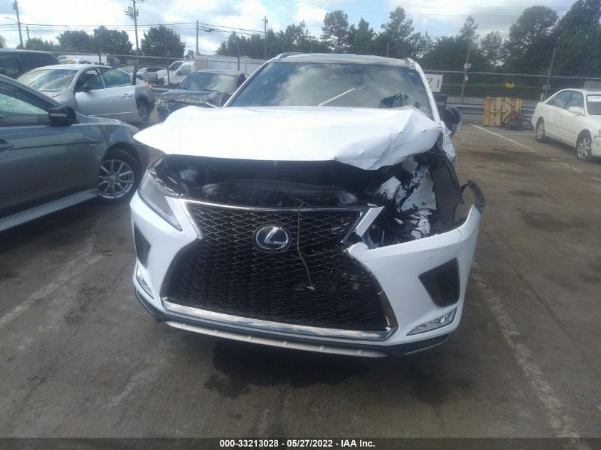 2021 LEXUS RX RX 350 F SPORT HANDLING 2T2YZMDA5MC281092