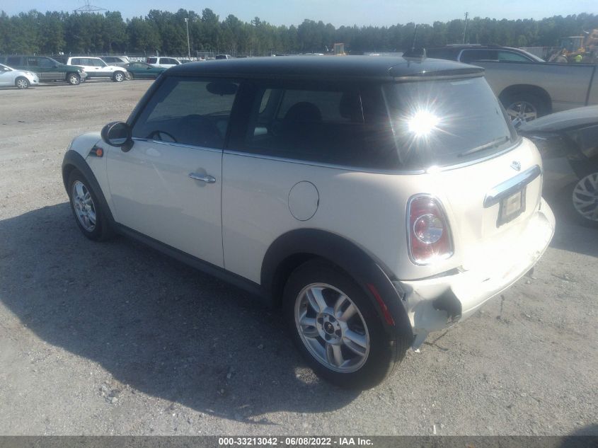 2013 MINI COOPER HARDTOP WMWSU3C58DT682665