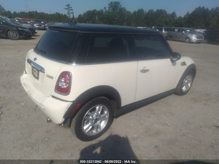 2013 MINI COOPER HARDTOP WMWSU3C58DT682665