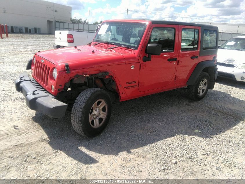 2016 JEEP WRANGLER UNLIMITED SPORT RHD 1C4BJWKG6GL331189
