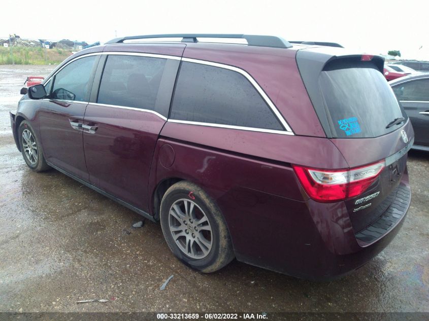 2013 HONDA ODYSSEY EX-L 5FNRL5H62DB033254