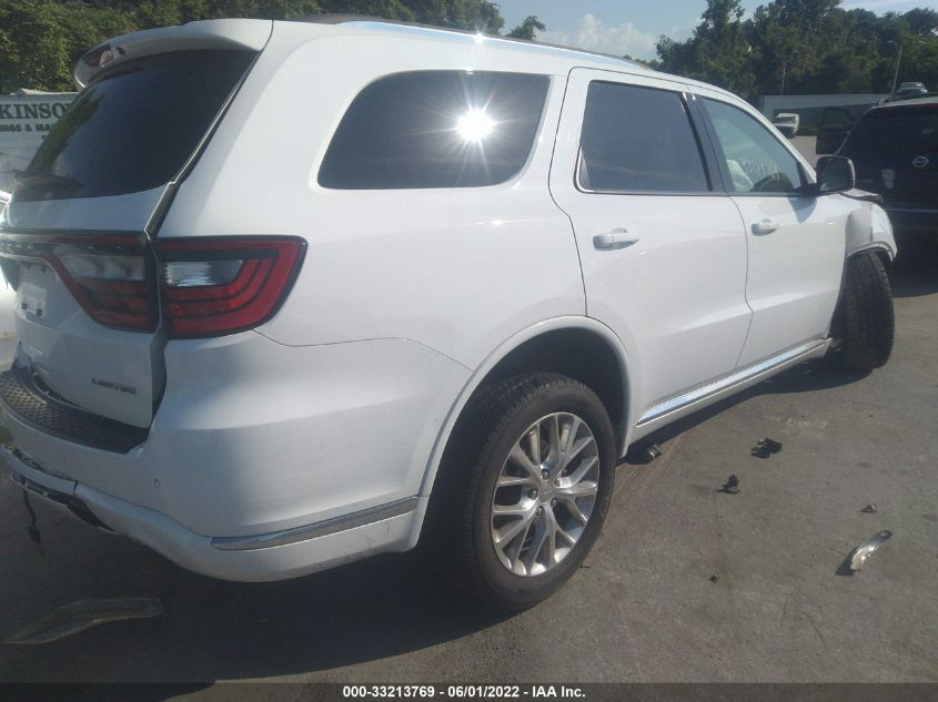2016 DODGE DURANGO LIMITED 1C4RDJDG5GC486421