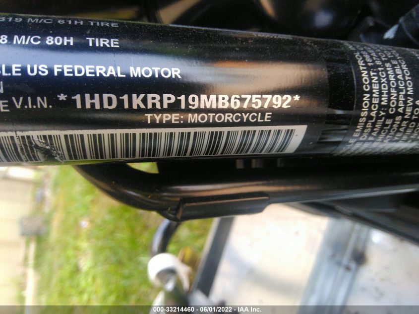 2021 HARLEY-DAVIDSON FLHXS 1HD1KRP19MB675792