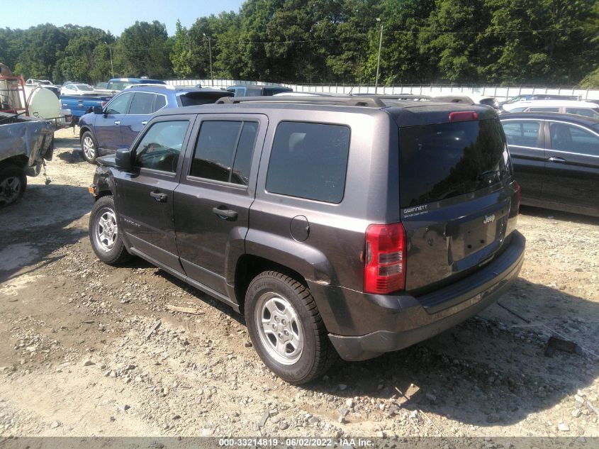 2015 JEEP PATRIOT SPORT 1C4NJPBA2FD428140